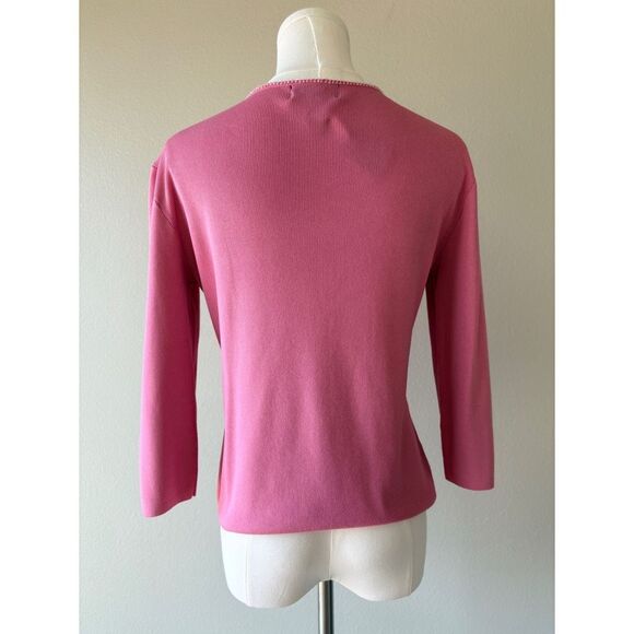 Vintage y2k finity sequin embellished ribbed top - Picture 4 of 9